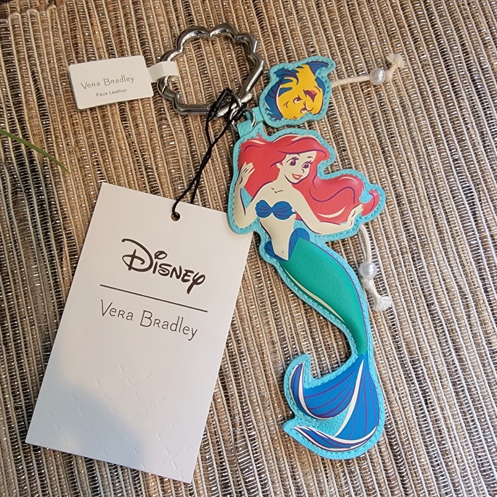 Vera Bradley Disney Little Mermaid bag charm